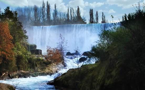 Cabanas Rucalhue Salto Del Laja Cabrero Kültér fotó